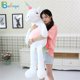 thumbnail image 2 of 1pc 60-160cm Kawaii Rainbow Unicorn Plush Toys Stuffed Animal Horse Plush Doll for Children Kids Appease Toy Gift for GirlsWhite60cm Deng Xun unisex, 2 of 2