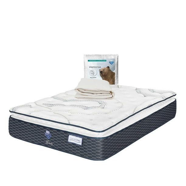 Colchón King Size Dover Spring Air + 1 Protector de Colchón
