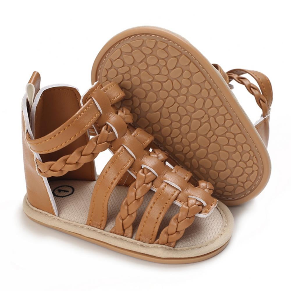 Toddler Baby Girl Gladiator Sandals Side Zipper Non Slip Open Toe Infant  Kids Knee High Roman Sandal Summer Dress Shoes | Fruugo NO