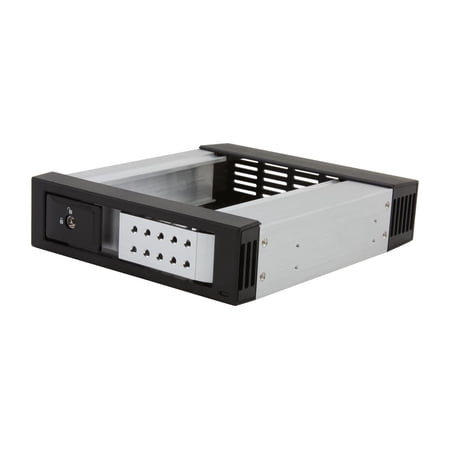 iStarUSA BPN-DE110SS-SILVER Trayless 5.25" to 3.5" SATA SAS 6 Gbps HDD Hot-swap Rack