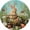 SPNN-14, variant on Eveokoki Bunny Playful Round Wall Clock Decorative, 12 Inch Battery Operated Quartz Analog Quiet Desk Clock for Home,Office,School