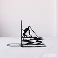 thumbnail image 5 of C-Craft Stainless Steel Mountain Bookend, Adjustable, 5 Inch for Home Office, 5 of 5