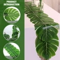 thumbnail image 6 of 2Pcs Artificial Palm Leaves Table Runners, 6 of 7