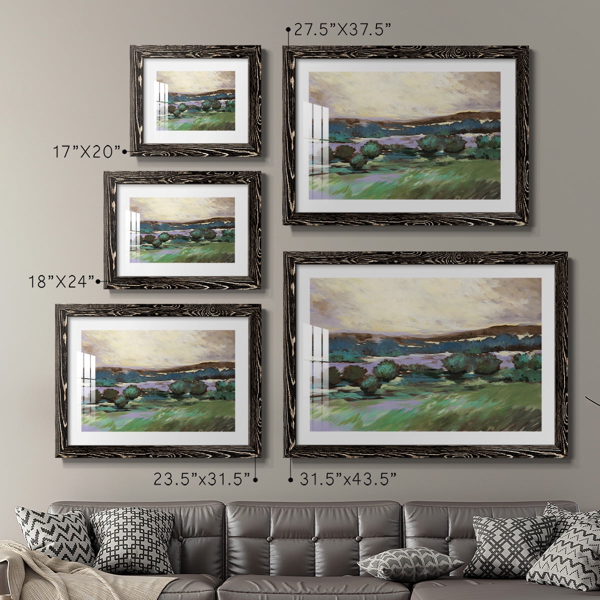 Sunny Desert Floor-Premium Framed Print - Ready to Hang