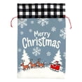 thumbnail image 5 of Large Festive Holiday Party Sacks With Drawstrings For Christmas Celebrations And Special Events, 5 of 5