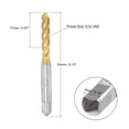 thumbnail image 2 of Unique Bargains 8-32 UNC High Speed Steel Machine 3 Spiral Flutes Thread Tap Titanium Plated, 2 of 5