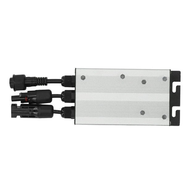 M Buder Micro Inversor Solar Conexión a Red MPPT Onda Sinusoidal Pura Aleación de Aluminio AC 120V 180W (23 cm / 9 inches)