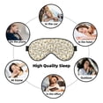 thumbnail image 7 of Naloa Different Butterflys Print Sleep Mask for Sleeper, Light Blocking Sleeping Eye Mask for Women Men, Eye Shade with Adjustable Strap for Travel, Nap,Meditation, 7 of 7