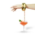 thumbnail image 4 of Blush Gold Plastic Bangle Flask for Outdoor Festival, Gifts for Women, 4 oz, 4 of 5