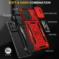 thumbnail image 4 of Dteck Case for Motorola Moto G 5G 2025,Shockproof TPU+PC 360° Kickstand Ring Holder Case Heavy Duty Phone Back Military Grade Protective Cover,Red, 4 of 7