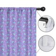 thumbnail image 4 of Blackout Kids Curtains,Purple Cartoon Narwhal Pattern Childrens Insulated Curtains Set Of 2,Bedroom Essentials,Toddler Room Decor 42"x54", 4 of 5