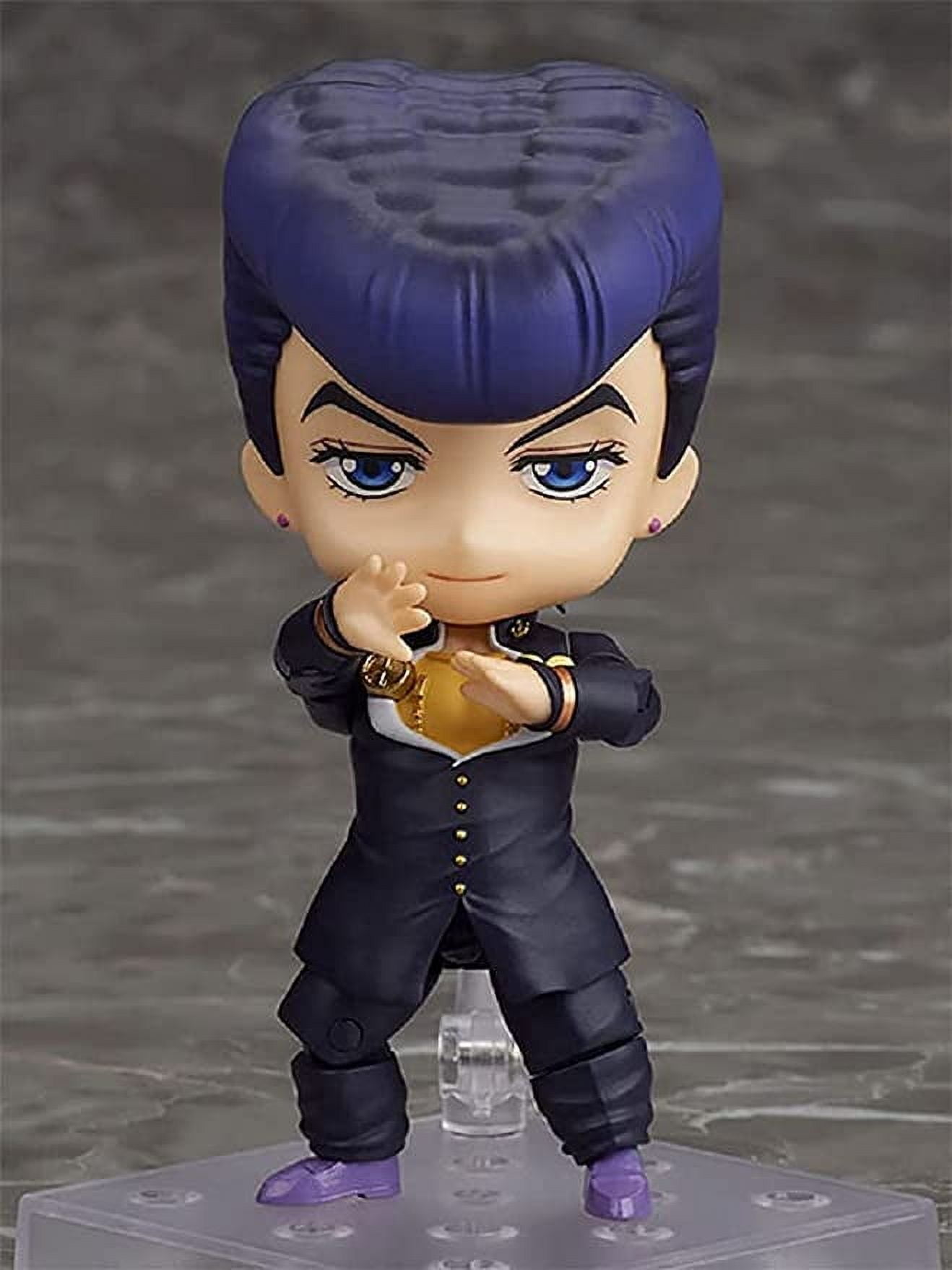 Q Version JoJo's Bizarre Adventure: Higashikata Josuke Accessories Replaceable Anime Figure Gaming Nendoroid Action Figures Desktop Figures