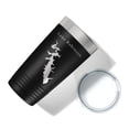 thumbnail image 5 of Lake Robinson Map Tumbler Travel Mug Insulated Laser Engraved Coffee Cup South Carolina 20 oz Black, 5 of 5