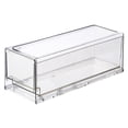thumbnail image 1 of Contenedor transparente para refrigerador, diseño de cajón de polipropileno PP, contenedor de almacenamiento de gran capacidad, organizador para refrigerador, organizador con tapa, Pequeña, 1 of 8