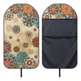 thumbnail image 5 of Uorisanigo Mandala Floral Car Seat Cover Protector Front Seats Only Waterproof Sweat Absorbent Car Seat Towel Cover Universal Fit High Back Seat Covers for Cars Women Men, 5 of 6