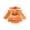 Orange, variant on Cjfdfy Newborn Baby Girl Halloween Fall Dress Outfits Pumpkin Ghost Embroidery Long Sleeve Knit Romper With Headband My First Halloween Baby Girl Outfit Fall Winter Clothes