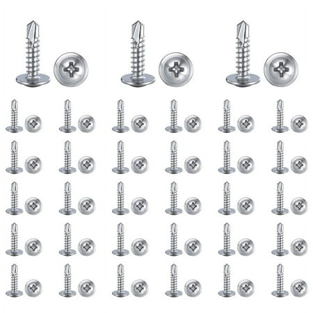 

8X3/4Inch for Sheet Metal Self-Tapping Screws 410 Stainless Steel Truss Head High-Strength Quick Tapping Screws