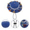 thumbnail image 3 of Decorative Pet Straw Hat Straw-woven Dog Hat Holiday Costume Photo Prop, 3 of 7