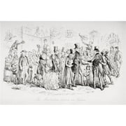Design Pics DPI1860209 The Marshalsea Becomes An Orphan. Illustration From The Charles Dickens Novel Little Dorrit by H.K. Browne Known As Phiz Poster Print, 18 x 12