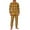 Yellow-9, variant on qelini Mens Plaid Pajama Sets Christmas Plaid Crewneck Long Sleeve Shirt and Jogger Pant Soft Holiday Sleepwear