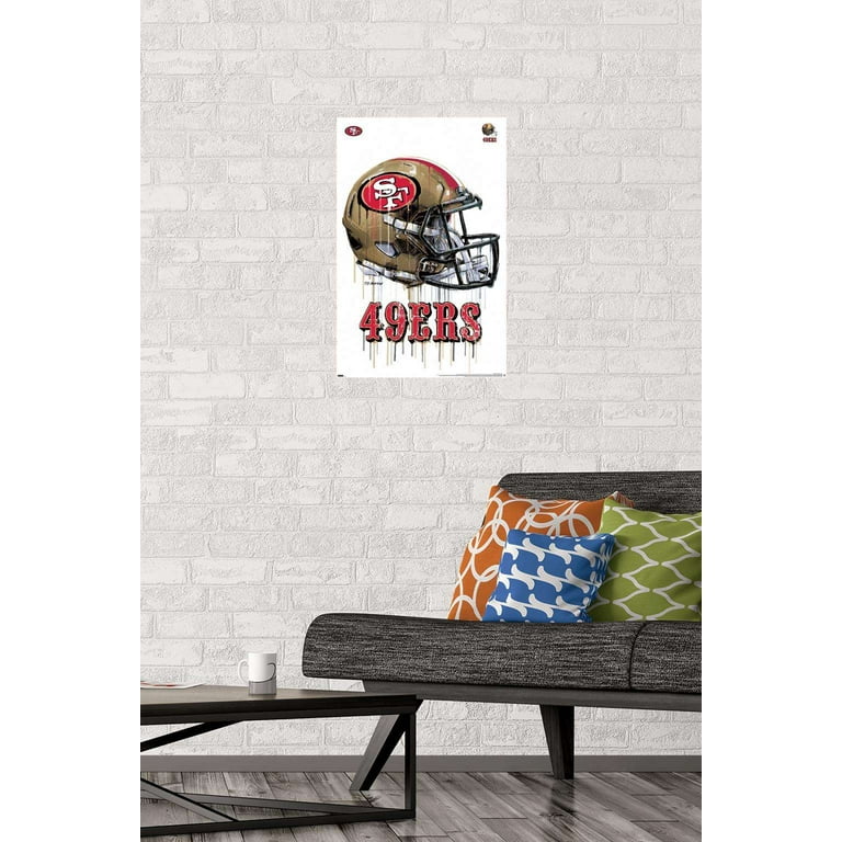 NFL Cleveland Browns Drip Helmet 20 Poster