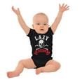 thumbnail image 3 of Lazy Chillin Out Couch Potato Skull Romper Boys or Girls Infant Baby Brisco Brands NB, 3 of 7