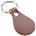 thumbnail image 4 of Leather Key Fob Kit - Brown Leather (8-9oz) - Rivet (Nickel) - Key Ring (Nickel) - (5 Pack) - 5-Pack (Brown)(Nickel), 4 of 7