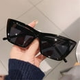 thumbnail image 3 of Lunettes de Soleil Il de Chat Tendance pour Femmes/hommes Lunettes de Soleil Carrées Rétro Protection UV400 Lunettes de Mode Accessoires Beige Type2-Bleu, 3 of 6