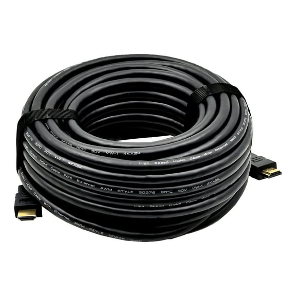 CENTROPOWER 25FT HDMI Cable 4K @60HzUltra-HD 2.0 18Gbps Audio Ethernet, 3D 2160P 1080P HDR Compatible with TV,PS3/4/X-Box