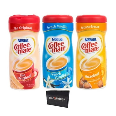 Coffee Mate Powdered Creamer Variety 3 Pk | 1 of each of the following: Original, Hazelnut, French Vanilla