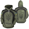thumbnail image 5 of Sudadera con capucha con la bandera de Ucrania y el emblema nacional con estampado 3D, sudaderas unisex para hombre y mujer, sudadera con capucha de gran tamaño, abrigo tipo pulóver a la moda para niñ, 5 of 5