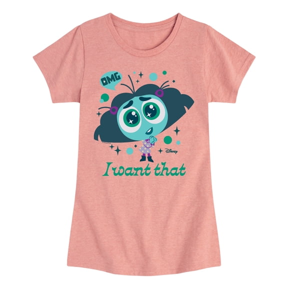 Inside Out - Envy Want That - Youth Girls Fitted Short Sleeve T-Shirt