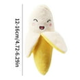 thumbnail image 3 of kkbbma Dog Toys - Trendy Banana Plush Toy For Pet - Interesting Pet Toy For Dogs And Cats - Ultra User-friendly For Chewers And Barkers 2pcs, 3 of 6