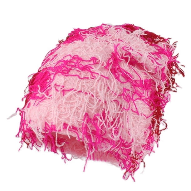 Gorros de invierno de punto desgastado y peludo, gruesos y cálidos, para la nieve, con diseño de calavera para mujer y hombre, para esquí al aire libre, gorro de punto para mujer.