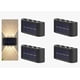 thumbnail image 1 of Lámpara Led Solar Exterior Recargable Para Pared 4 Piezas, 1 of 4