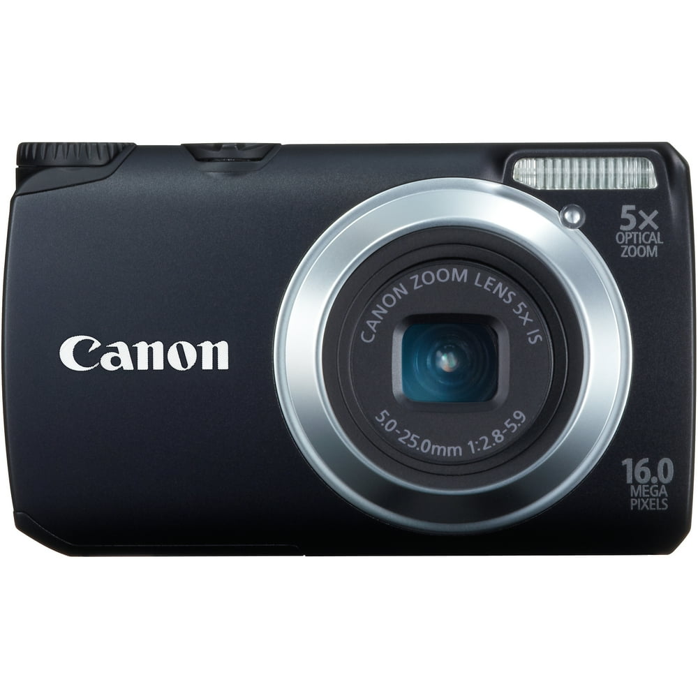 Canon PowerShot A3300 IS 16 Megapixel Compact Camera, Black Walmart