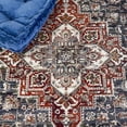 thumbnail image 6 of SAFAVIEH Vintage Persian Dina Oriental Area Rug, Navy/Red, 5'3" x 7'7", 6 of 7