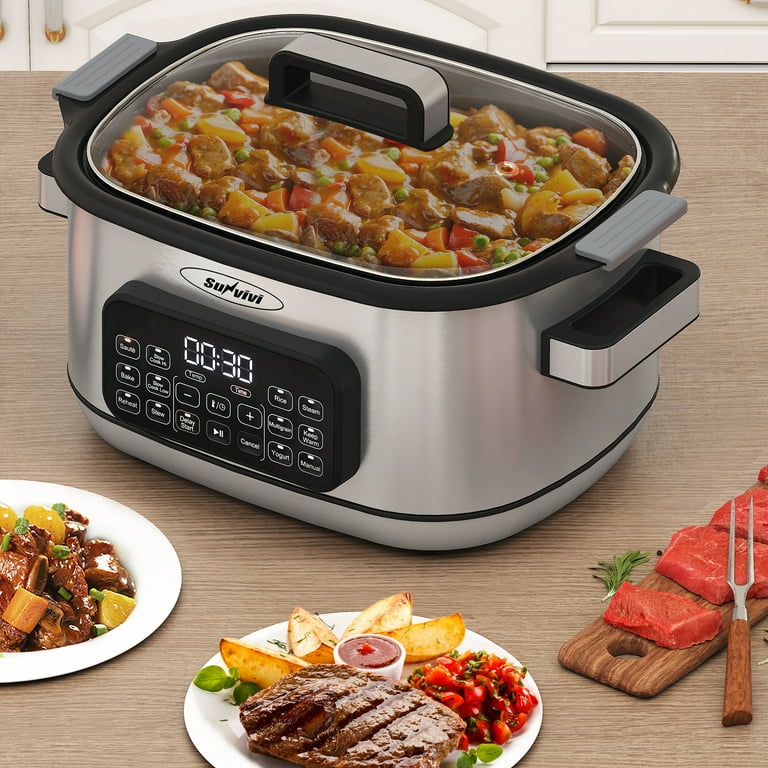 Aicook Slow Cooker Air Fryer Combo Ninja Slow Cooker Toshiba Low