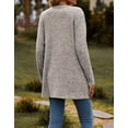 thumbnail image 3 of Cogild Cardigans for Women Long Sleeve Ribbed Knit Button Down Lightweight Cardigan Sweater with Pockets for Fall, 3 of 9