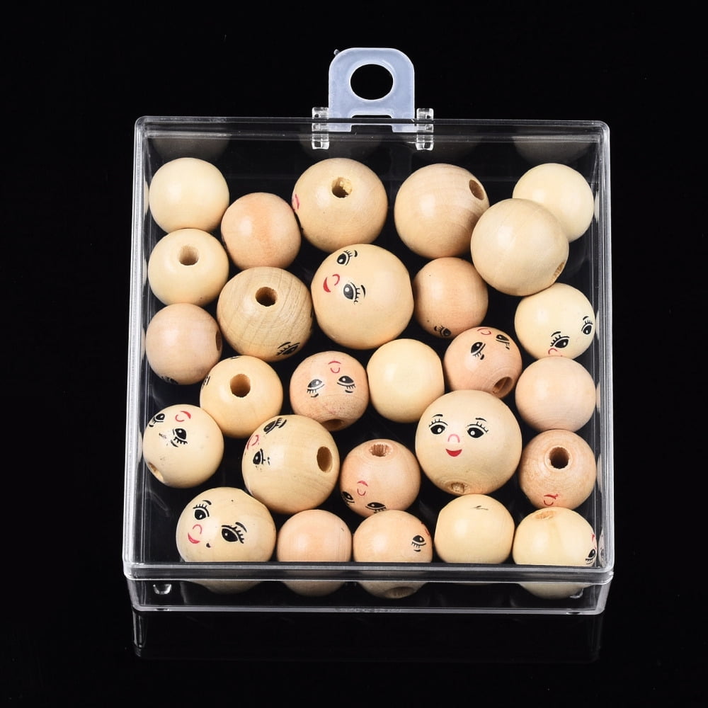 Polystyrene Bead Storage Containers 1 Compartments Organizer Boxes Square Clear 8.45x8.45x2.6cm Hole: 8mm Compartment: 8.1x8.1cm DIY