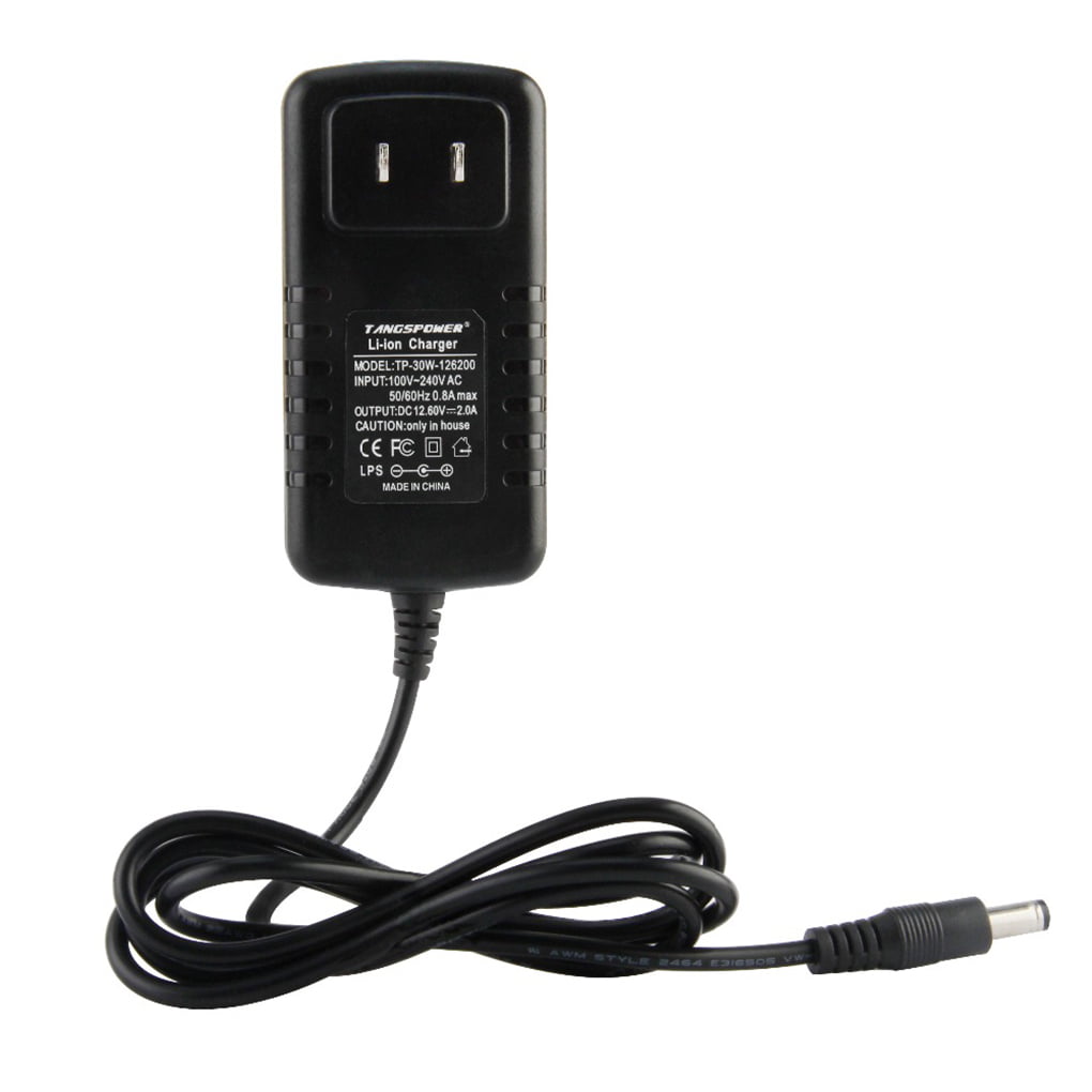 CE FC 12.6V 3A Power DC 5.5*2.1 Head Charger for 12V 3 series lithium batteries 