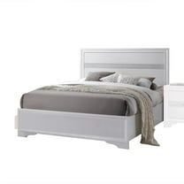 Full Bed, White Finish