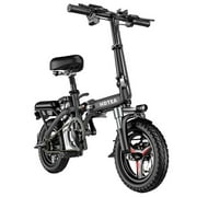 Angle View: Hotwon Folding Electric Bike, Electric Bike Suitable For Adults And Teenagers