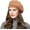 Camel, variant on French Style Beret Hat for Women Winter Fall Knit Artist Hats Classic Solid Color Beanie Hat