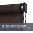 VICLLAX Outdoor Roller Shade, Patio Blinds Roll Up Shade 6x6FT
