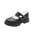 thumbnail image 4 of Zapato Escolar Para Niña Doble Hebilla Super Cómodos negro 22.5, 4 of 5