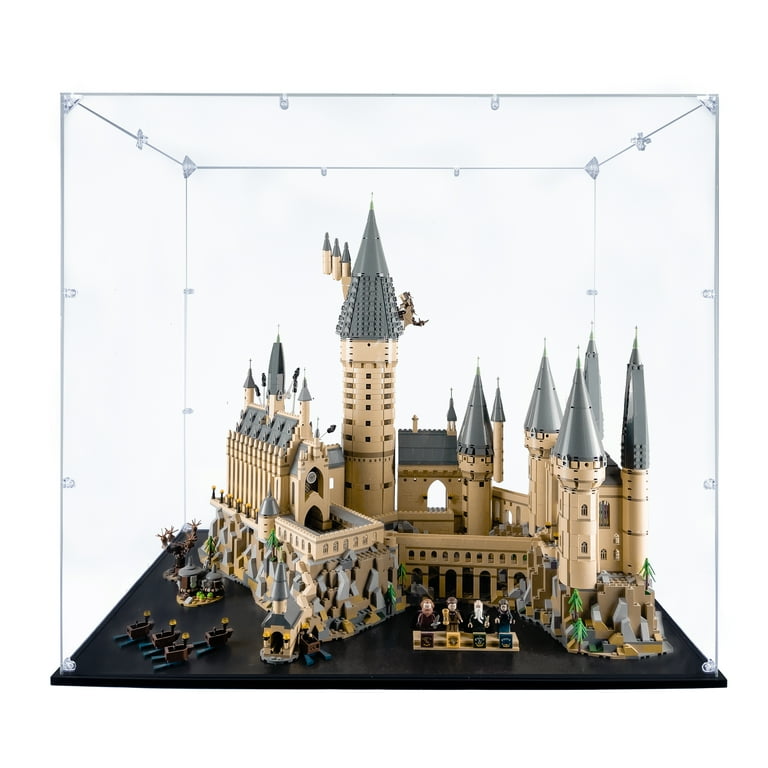 Hogwarts castle best sale lego display case