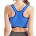 thumbnail image 4 of uvwlwu Bras for Women Front Zip Sports Bra High Workout Yoga Running Top Breathable Supportive Seamless Comfort Fitness Activewear Bras Pack(Size:M), 4 of 4