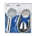 thumbnail image 1 of 3pcs/set Universal Bathroom Hand Rainfall Shower Head Pressurized Hand-held Showerhead Hose and Base, 1 of 8
