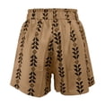 thumbnail image 6 of Trendfront Women's Mid Rise Bohemian Digital Graphic Print Skort Tie Waist Loose Fit Casual Summer Skirt Bottoms, 6 of 6
